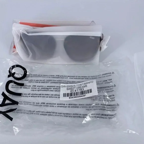 NWT Quay Australia Sweet Dreams Sunglasses Tortoise Brown Fade Oversized - Picture 7 of 8